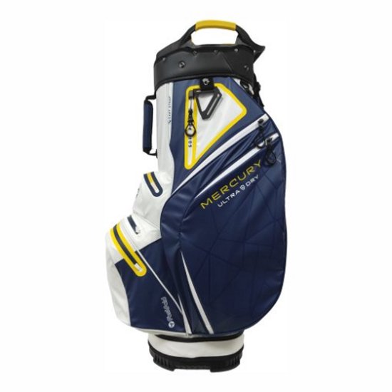 Fastfold Mercury Cartbag Navy/Wit/Geel van Merkloos — afbeelding 4