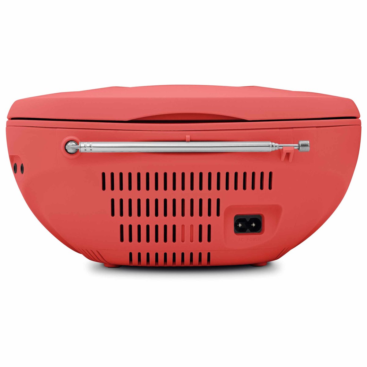 TechniSat VIOLA CD-1 - draagbare stereo cd-speler, Boombox met praktische draaggreep (radio voor kinderen, FM-radiotuner, Bluetooth-ontvangst, 2 x 1 W RMS-vermogen, net- en batterijvoeding) Rood thumbnail 4