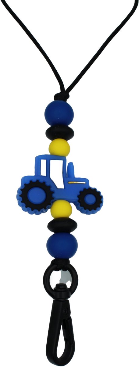 Keycord Tractor Blauw
