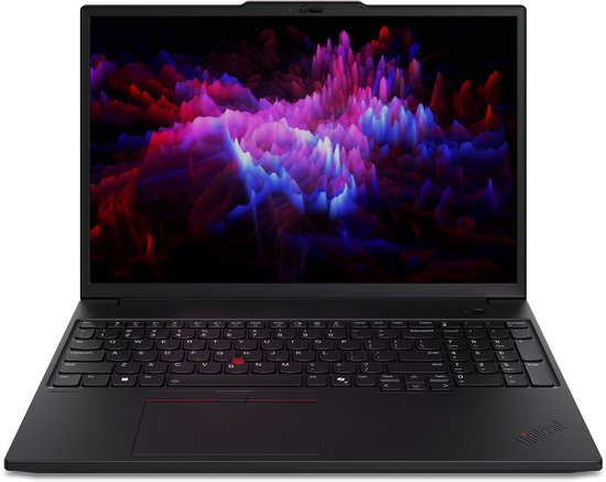 Lenovo ThinkPad P16s Gen 3 (Intel) Intel Core Ultra 9 185H Mobiel werkstation 40,6 cm (16") WQUXGA 64 GB DDR5-SDRAM 1 TB SSD Wi-Fi 6E (802.11ax) Windows 11 Pro Engels Zwart