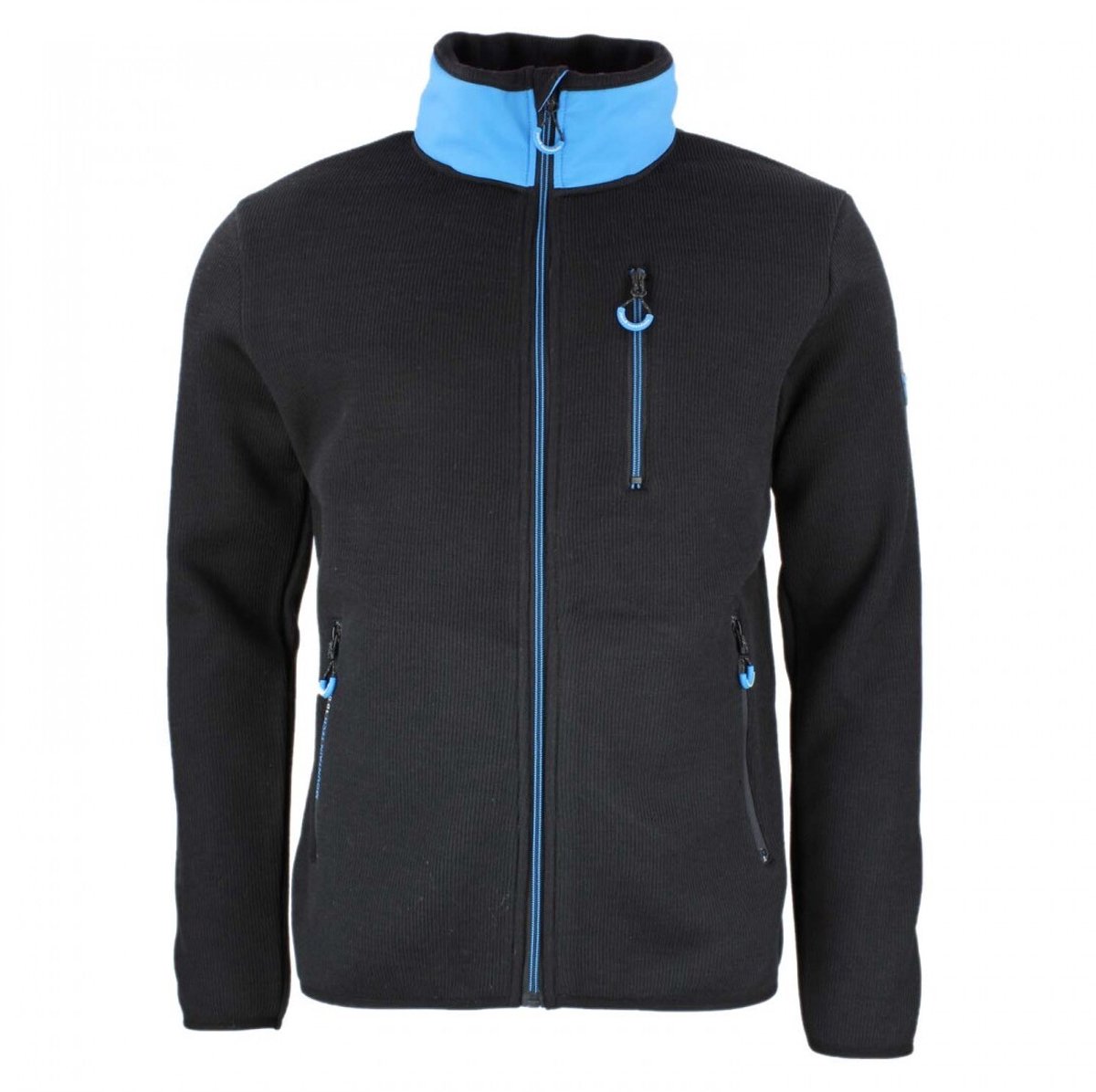 Fleece met rits Peak Mountain Cayak Zwart