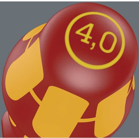 Tournevis pour vis à fente 1 mm x 5.5 mm Wera 160 i 05006120001 Longueur de la lame: 125 mm 1 pc(s)