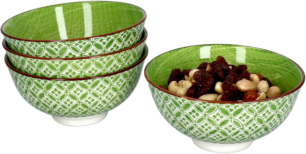 Set van 4 kommen 12cm Lime Sao - Ritzenhoff 744897