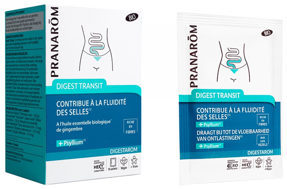 Goedkoopste Pranarôm Digest Transit Bio 10 Zakjes