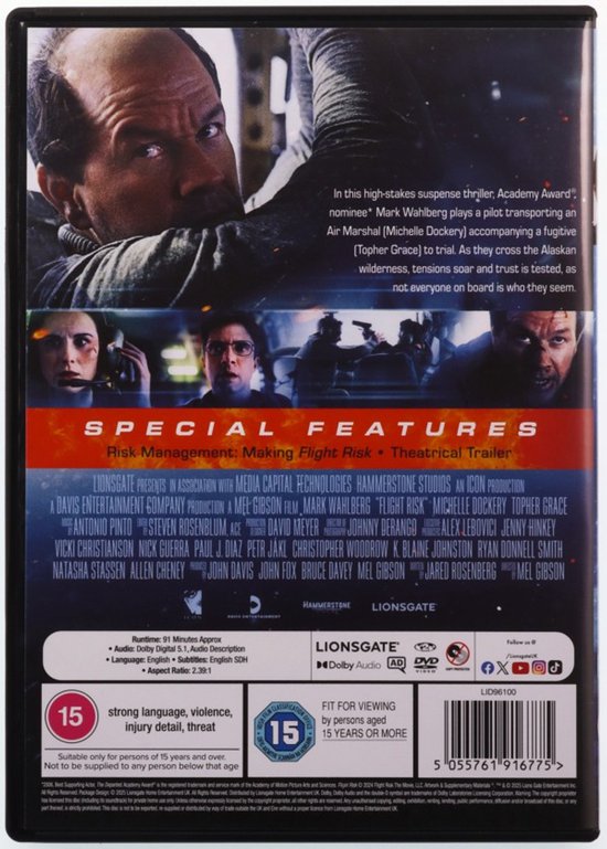 Flight Risk [DVD] (Dvd), Maaz Ali | Dvd's | bol