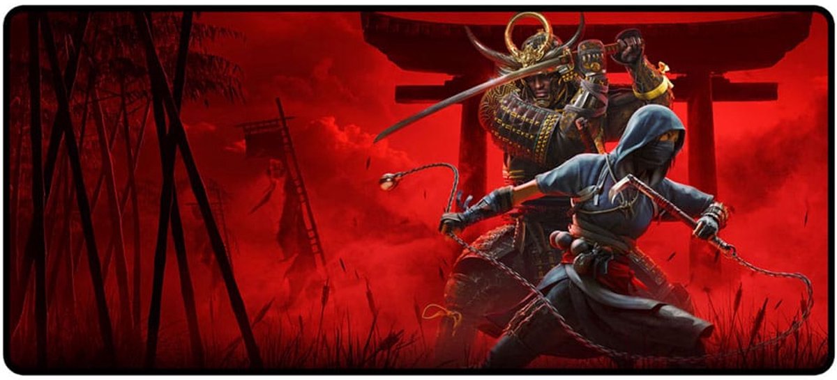 DPI Merchandising GmbH Assassin's Creed Shadows muismat 'Torii Artwork' (Rot, 80 x 35 cm, polyester-kautschuk)