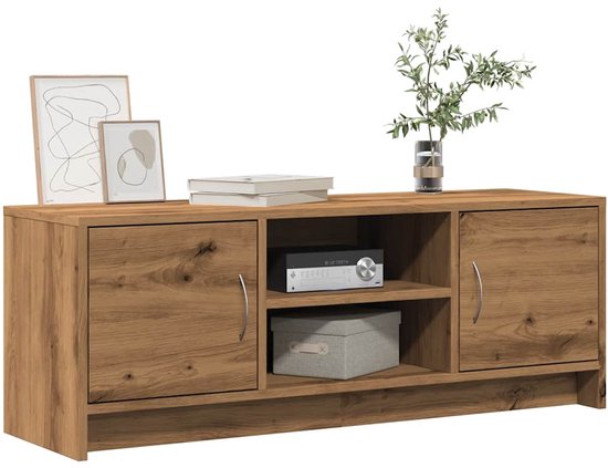 vidaXL Tv-meubel 120x30x30 cm spaanplaat wit