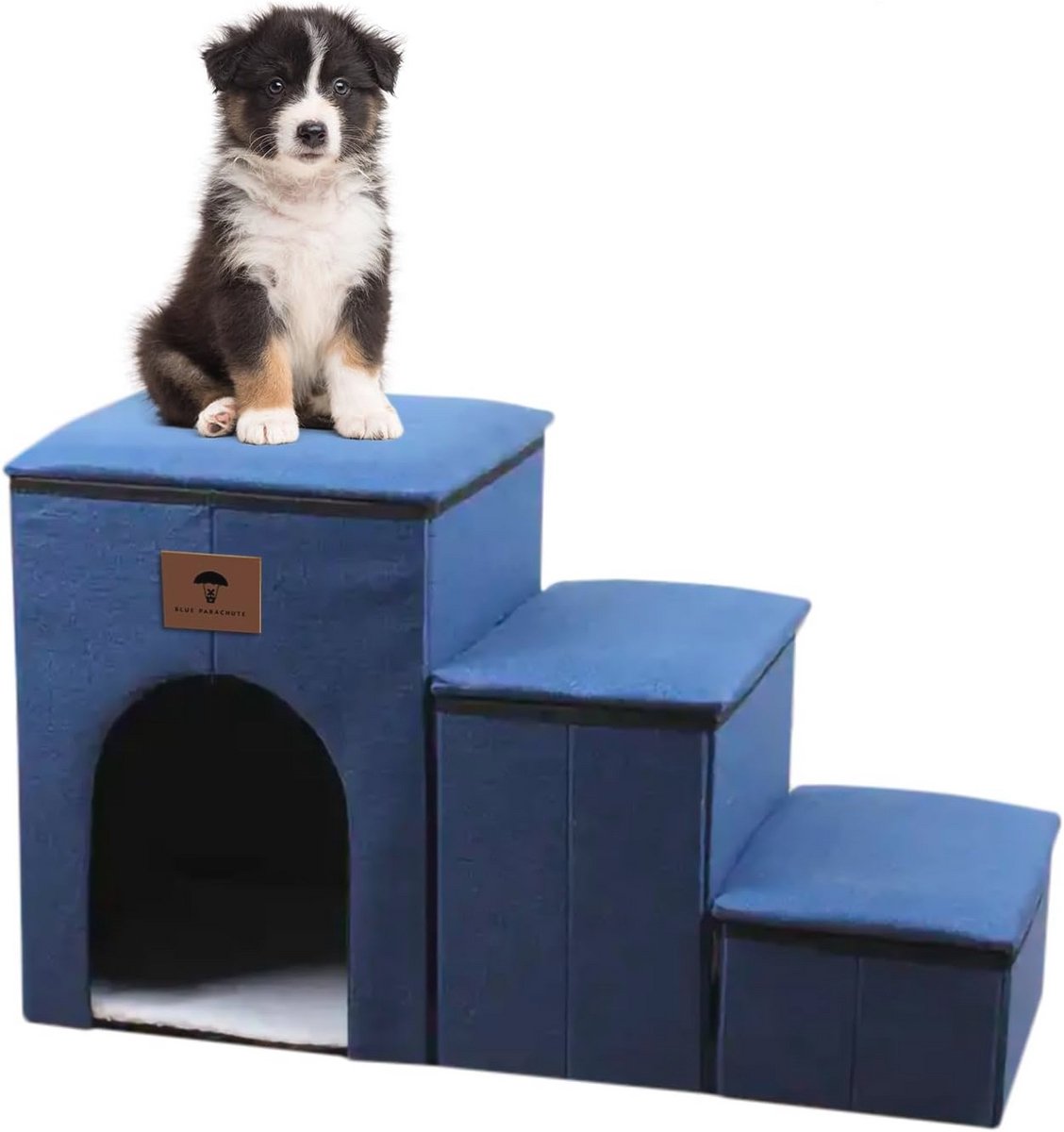 Multifunctionele huisdiertrap met opbergruimte voor bank en bed - voor kleine honden en katten