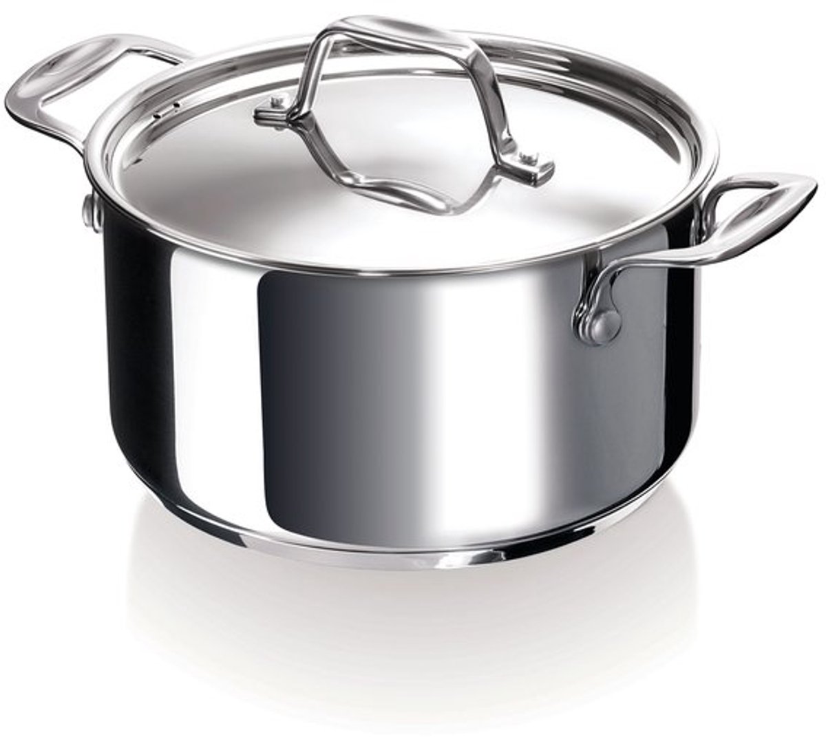 Beka Chef kookpot Ø18 cm - met Deksel - 2.4 liter - RVS - PFAS-vrij - Geschikt voor inductie, oven en vaatwasser