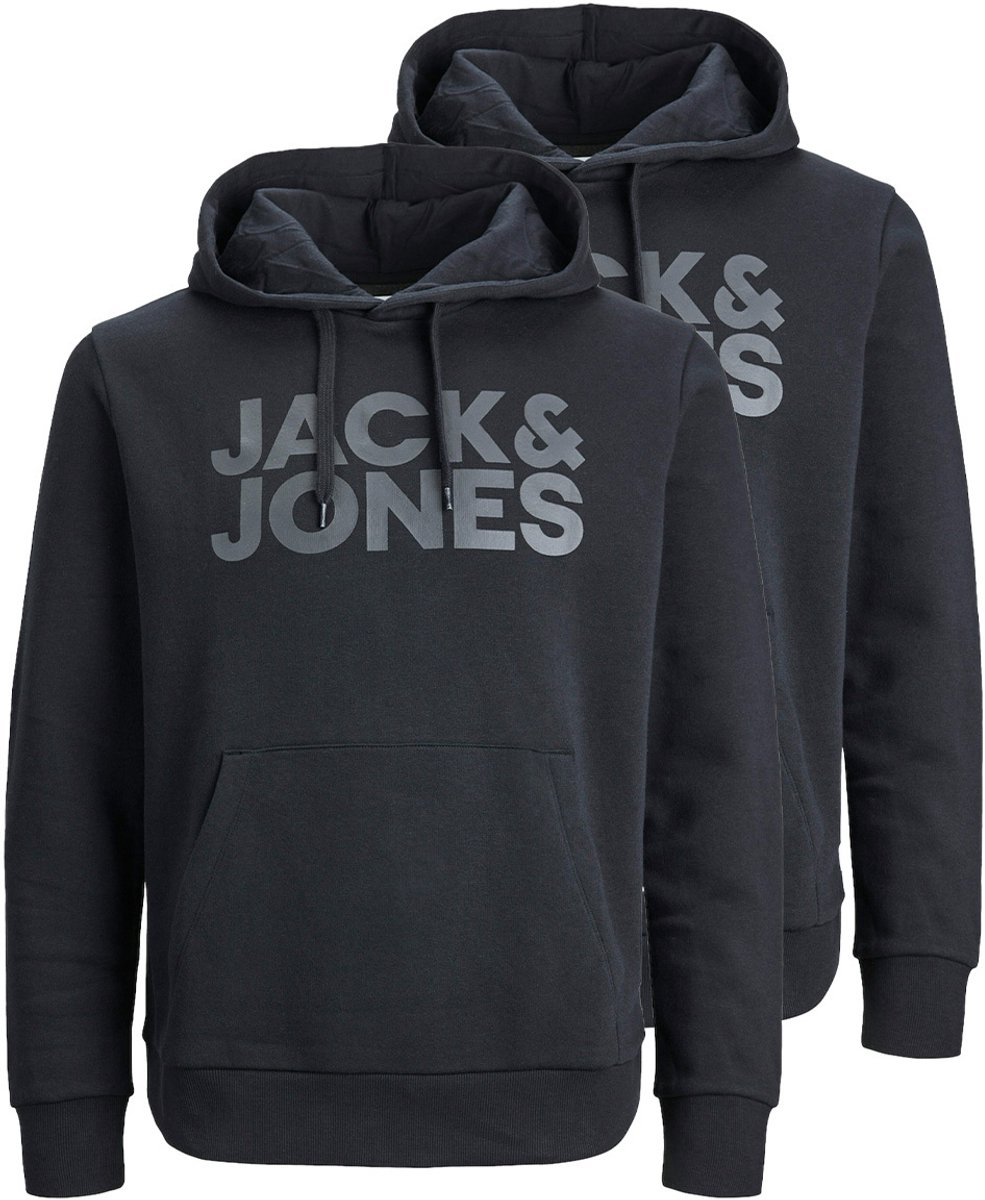 Jack & Jones Heren hoddie 2 pack Corp