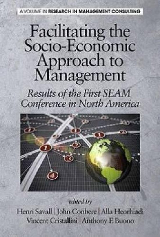 Facilitating the Socioeconomic Approach to Management - cover