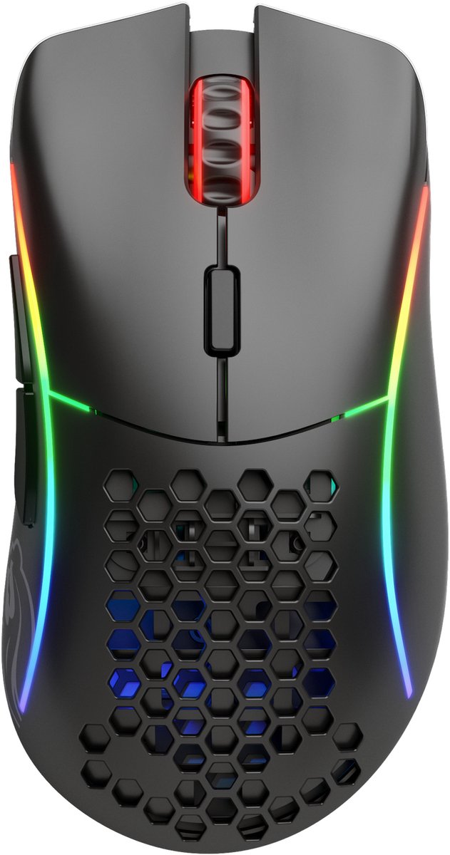 Glorious PC Gaming Race Model D Wireless (Regular) Mat Zwart - Muis