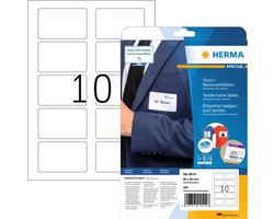 Herma 4514 Etiketten (A4) 80 x 50 mm Acetaatzijde Wit 200 stuk(s) Weer verwijderbaar Naametiketten Herma 4514 Etiketten (A4) 80 x 50 mm Acetaatzijde Wit 200 stuk(s) Weer verwijderbaar Naametiketten