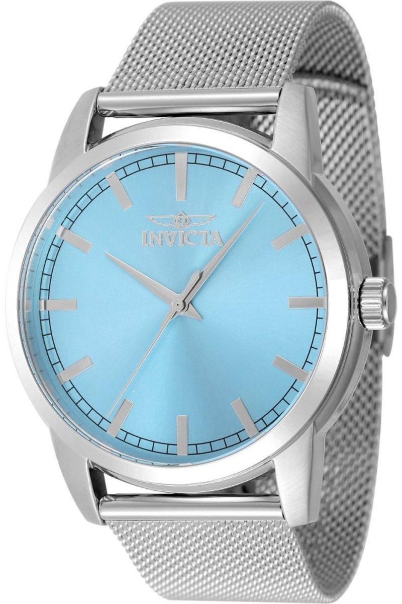 Invicta Celestial 48508 Heren Horloge - Waterdicht - Analoog - Quartz Uurwerk - Roestvrij Staal met blauwe Wijzerplaat - 43mm