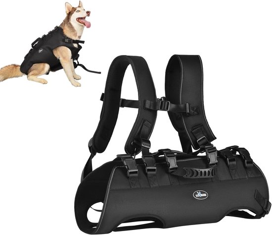 Foto: Noodrugzak voor grote honden ideaal voor gehandicapten honden met gewrichtsblessures en oudere honden hondendraagtas voor trappen en auto s 66 88 lbs 