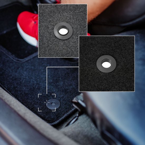 Zwarte veloursmatten voor: Lancia Voyager minivan (2008-2016)