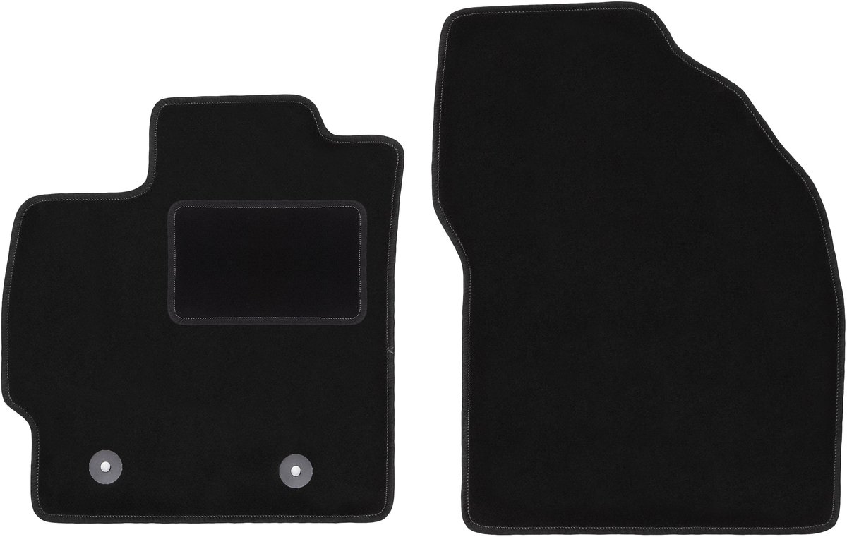Voormatten zwart voor: Toyota Prius III hatchback (2009-2011)