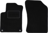 Tapis avant noirs pour Citroen C3 II à hayon (2009-2016)