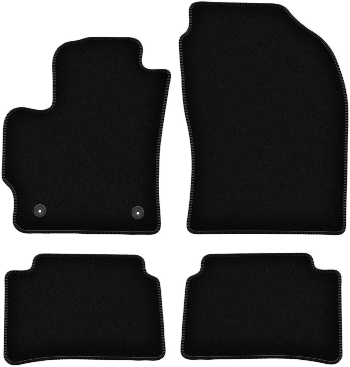 BASIC zwarte veloursmatten voor: Toyota Corolla E21 hatchback (2019-)