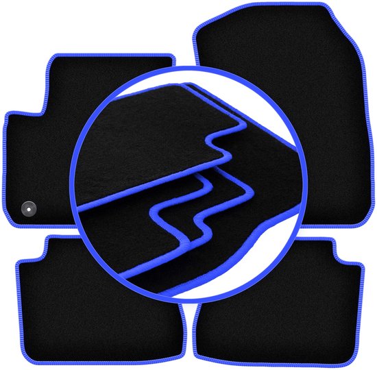 CARLUX-BLUE automatten voor: Peugeot e-208 II hatchback (2019-)