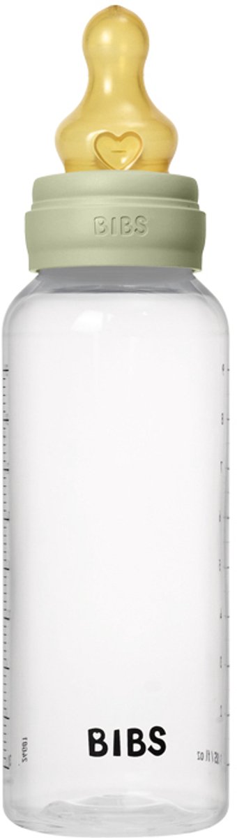 Bibs Fles - Medium Flow - 270 ml - Latex - Sage van BIBS — afbeelding 3