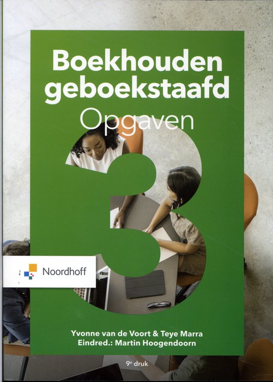 Boekhouden geboekstaafd 3 Opgaven - cover