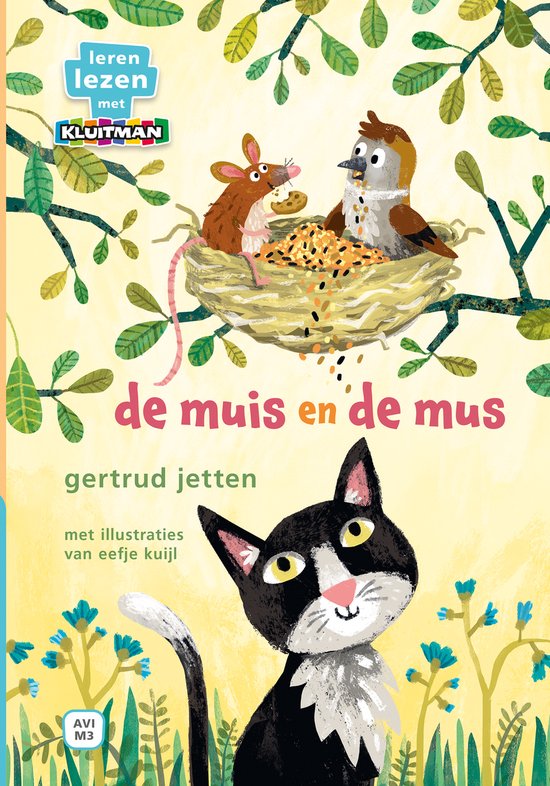 Leren lezen met Kluitman - de muis en de mus - cover