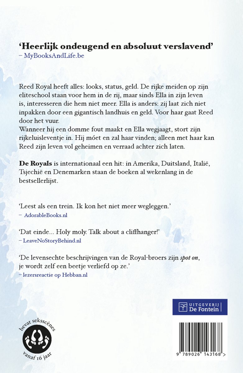 De Royals 2 - Verraad - back cover