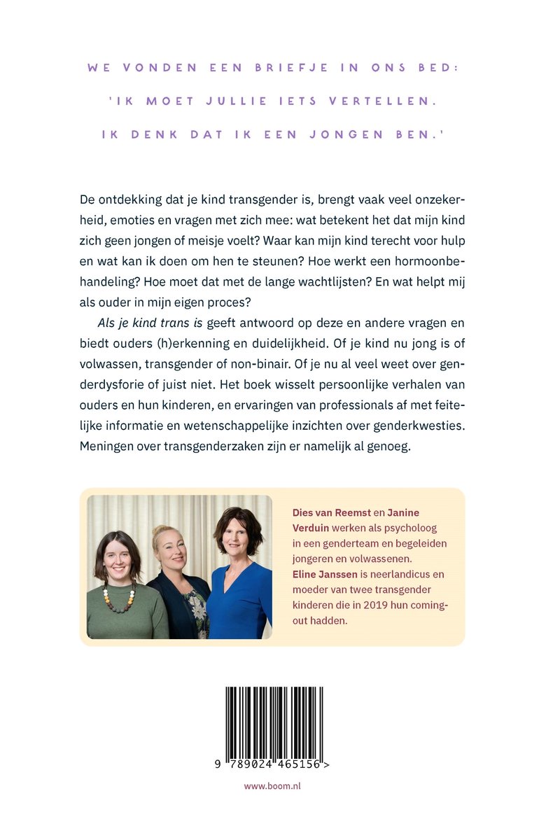 Als je kind trans is - back cover