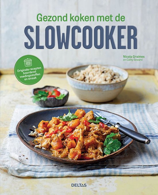 Deltas Gezond koken met slowcoocker 1 Boek - cover