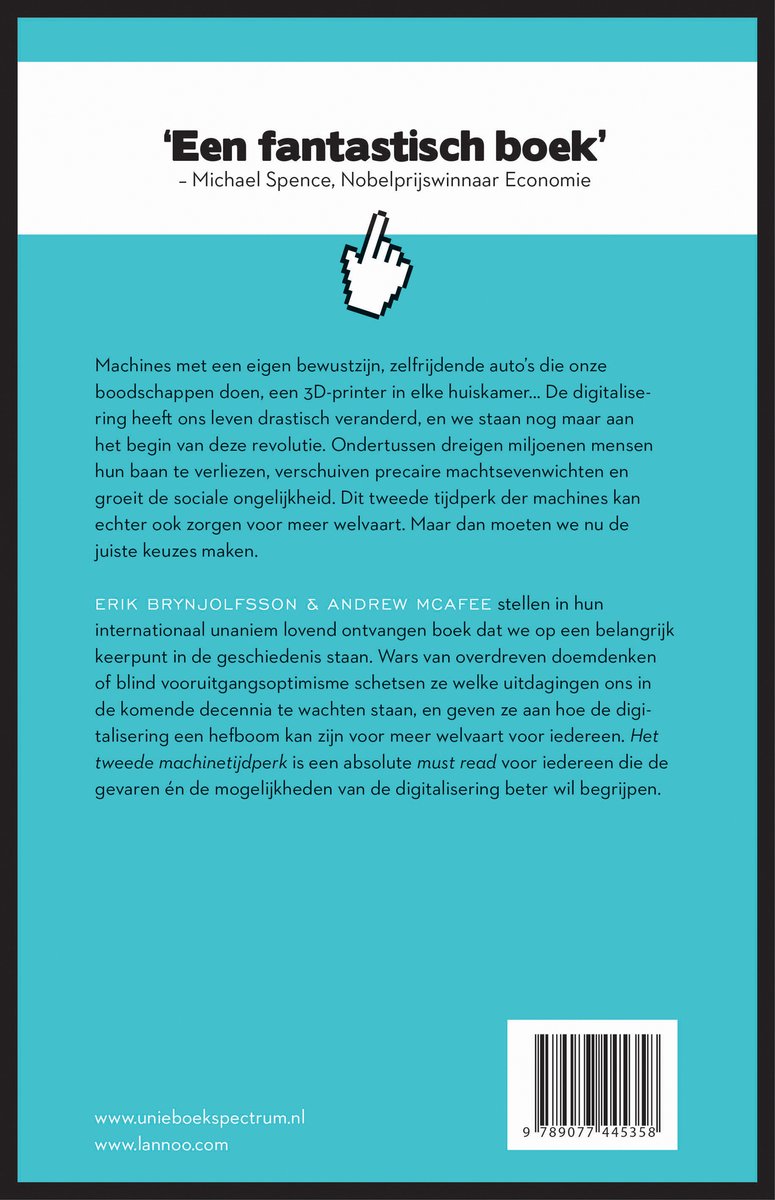 Het tweede machinetijdperk - back cover