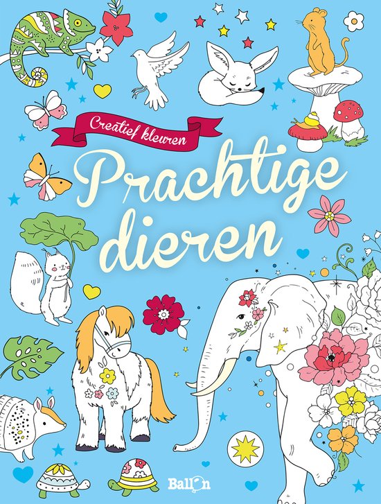 Creatief kleuren 0 - Dieren - cover