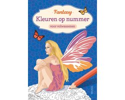 Kleuren op nummer voor volwassenen Fantasy