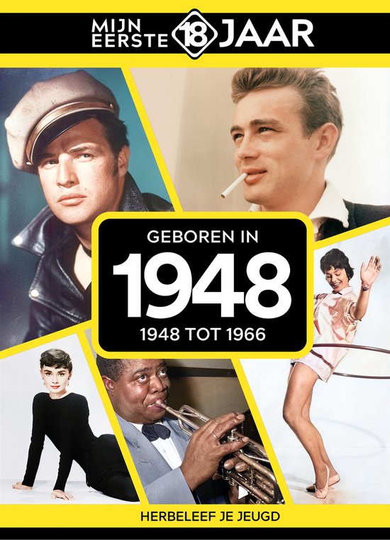 Mijn eerste 18 jaar - Geboren in 1948 - Belgische editie - cover