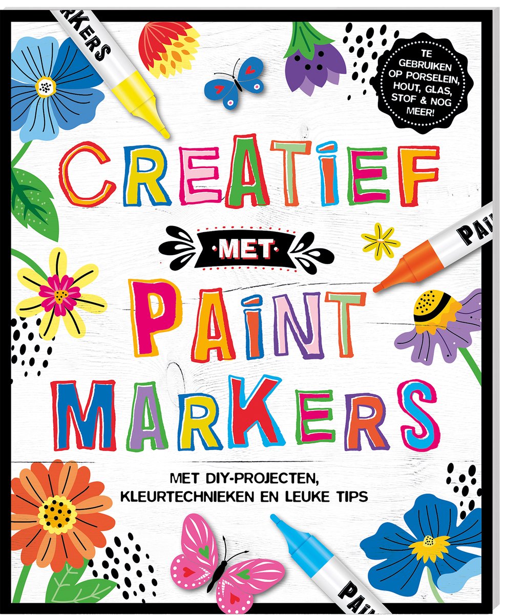 Omslag van Creatief met paint markers