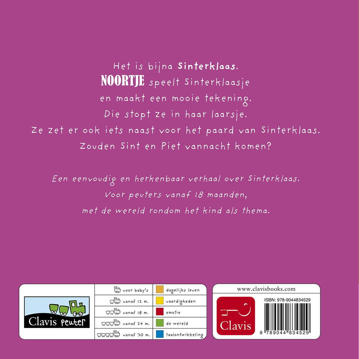 Noortje - Noortje zet haar schoentje - back cover