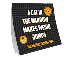 Make that the cat wise Amerikaanse kalender - 2026