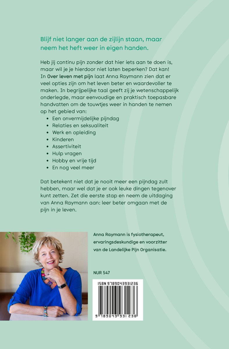 Over leven met pijn - back cover