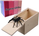 Dayshake Nep Spin in doos - Fake Spider Prank - Laat je vrienden schrikken - Fop je Familie of Collega's - Grappige cadeaus - Schoencadeautjes sinterklaas