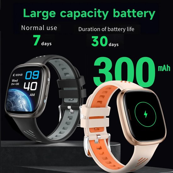 Verticore Montre GPS Homme – AMOLED 1.43″, Appels Bluetooth, Lampe LED, IP68, Grande Batterie 530 MAh