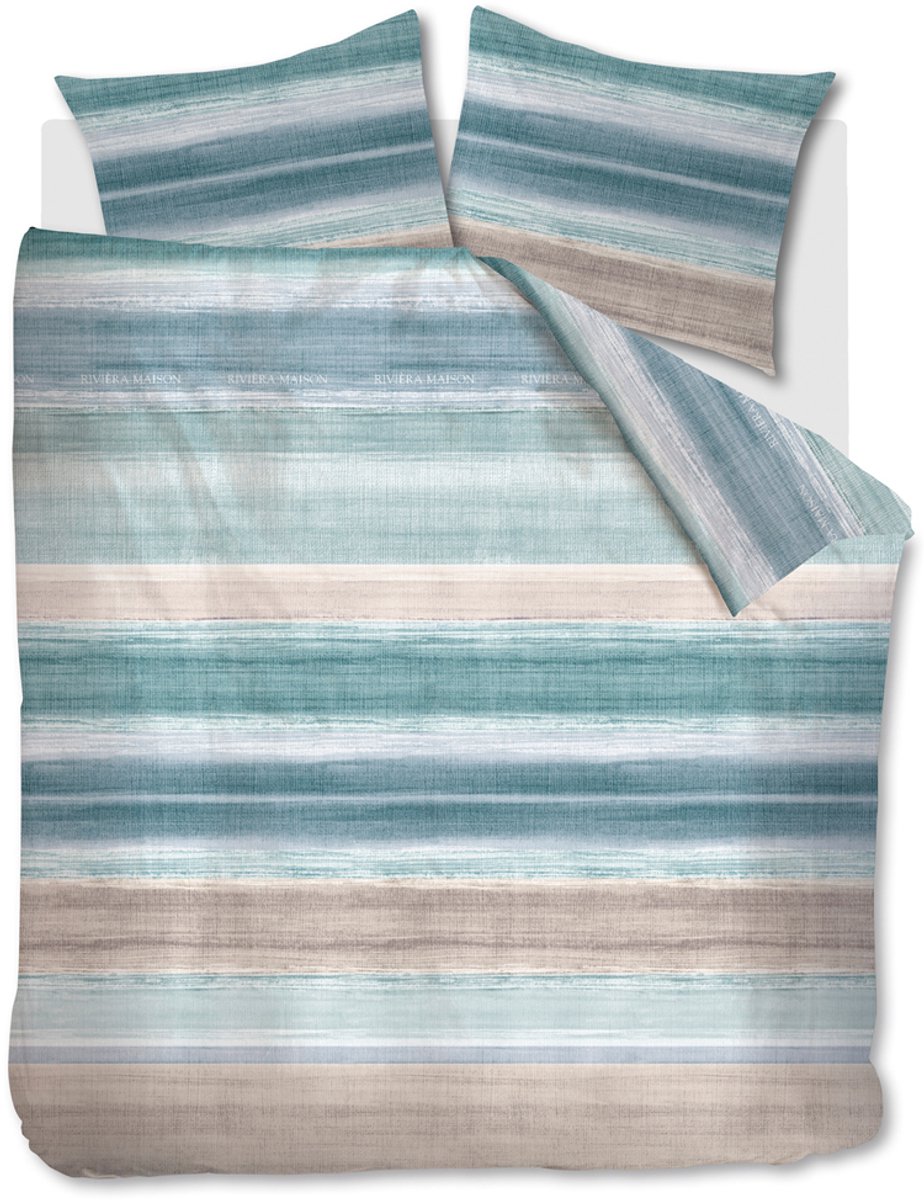 Riviera Maison Crayons dekbedovertrek - Lits-Jumeaux - 240x200/220 - Blauw