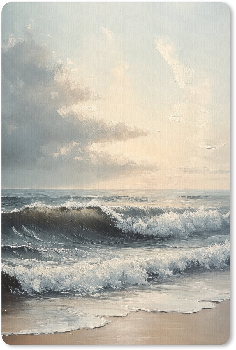 Muismat 18x27 cm - Mousepad Strand - Zee - Zonsondergang - Muismatten