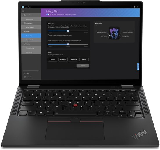 Lenovo ThinkPad X13 Yoga Gen 4 Intel® Core™ i5 i5-1335U Hybride (2-in-1) 33,8 cm (13.3") Touchscreen WUXGA 16 GB LPDDR5-SDRAM 256 GB SSD Wi-Fi 6E (802.11ax) Windows 11 Pro Brits Engels Zwart - Lenovo - Hoofdafbeelding