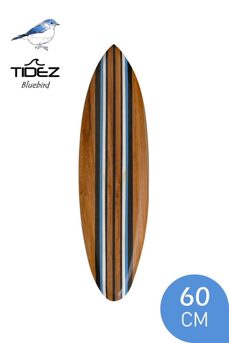 Décoration Murale Tiki Planche De Surf Décorative Bois Motif Tiki - 50 Cm, Sculpture Artisanale Planche Surf Sculptée Main Décoration Salon