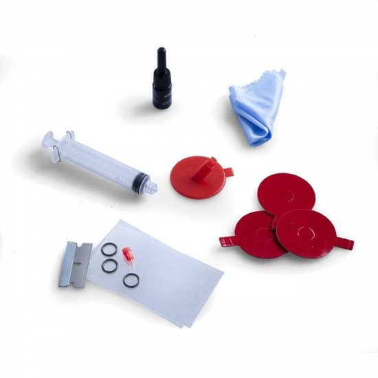Foto: Einparts auto voorruit glas barst complete reparatie kit met vloeistof