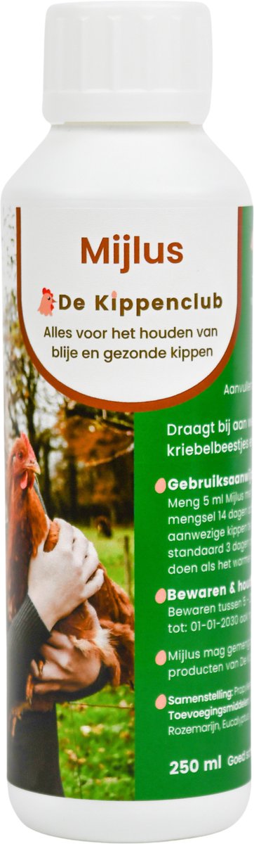 Bol.com De Kippenclub Mijlus 250ML voor pluimvee aanbieding
