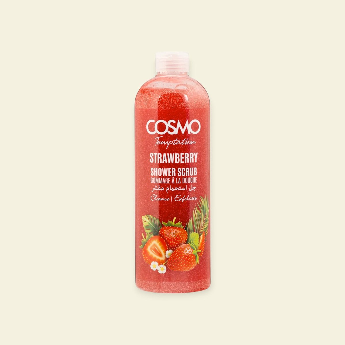 TEMPTATION Aardbei Douche Scrub – 1000ML I Exfoliërend & Hydraterend