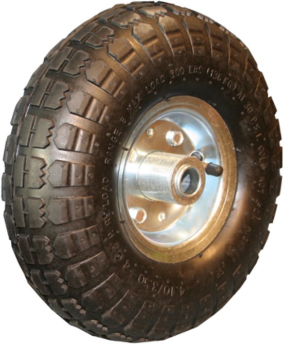 Benson Neuswiel luchtband met metalen velg - 260 x 85 mm - 150 kg belasting - 20 mm as van Benson — afbeelding 2