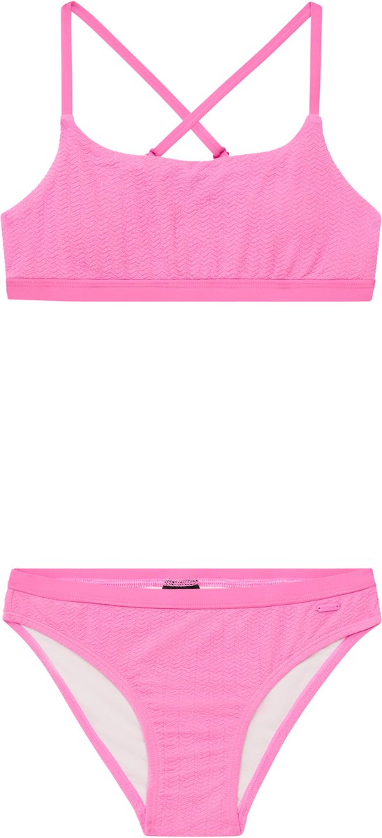 Protest Prtsimone Jr – Bralette bikini set Meisjes – Verstelbare bandjes – Uitneembare vulling Rood