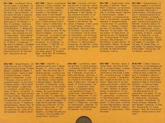 Le Tour De France En Chansons, 1948 - 1957